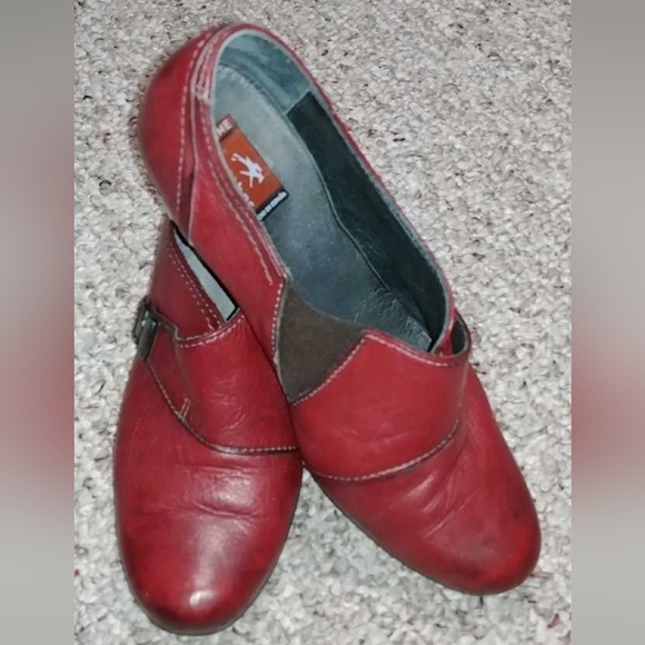 Fluchos red heeled shoes - Picture 5 of 7